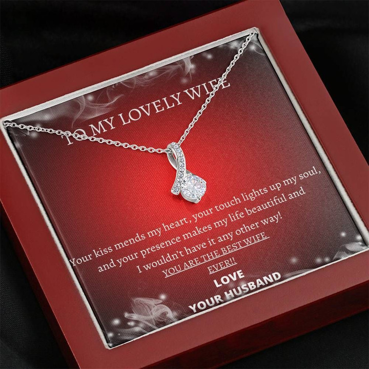 Husband To Wife You're The Best Wife Alluring Beauty Necklace
