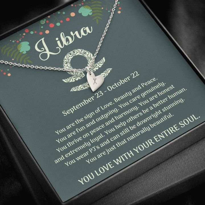 The Sign Of Love Sweetest Hearts Necklace Gift For Libra Girl