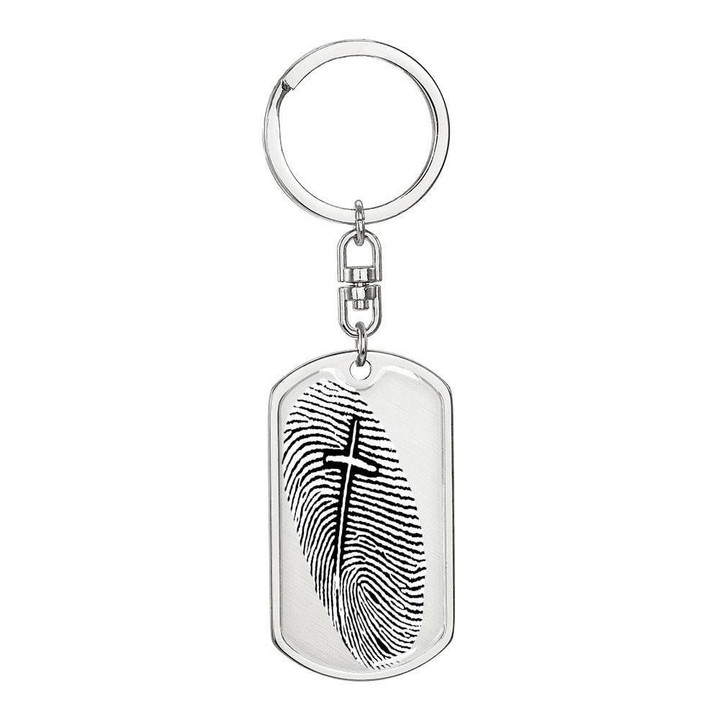 My Identity Dog Tag Pendant Keychain Gift For Yourself