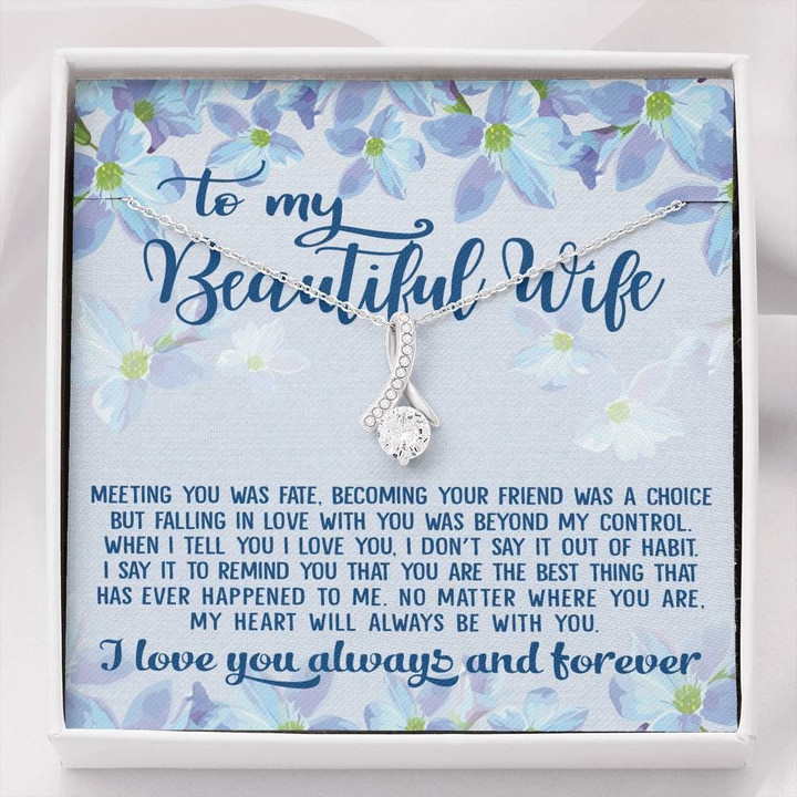 No Matter Where You Are Alluring Beauty Necklace Gift For Wife
