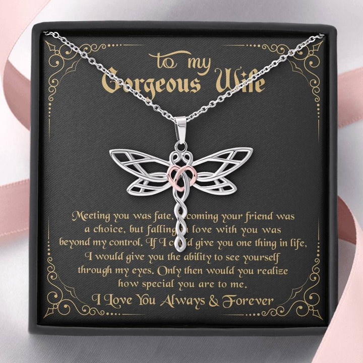 How Special You Are To Me Dragonfly Dreams Necklace Gift For Wife