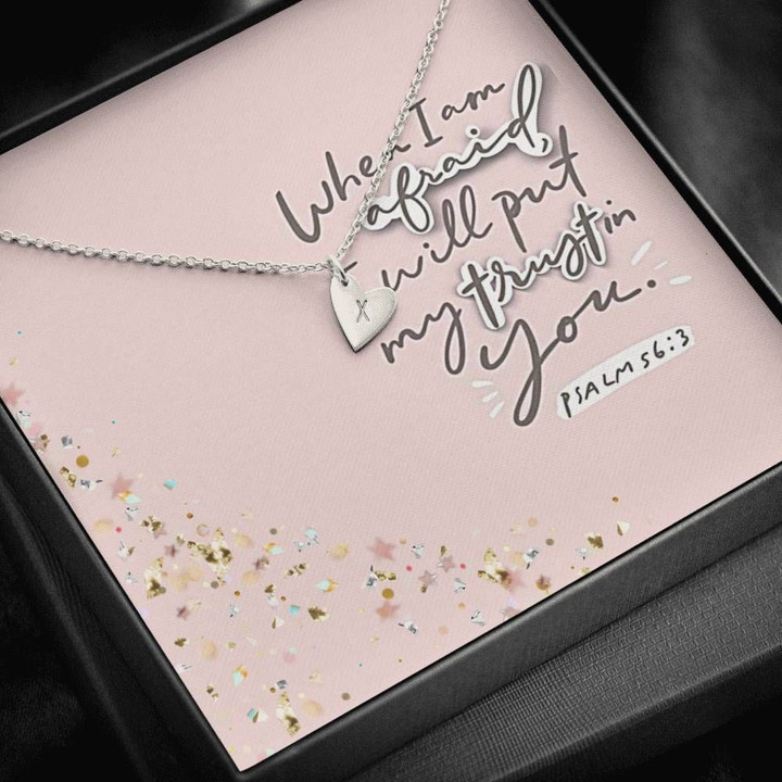 I Put My Trust In You Gift For Wife Sweetest Hearts Necklace