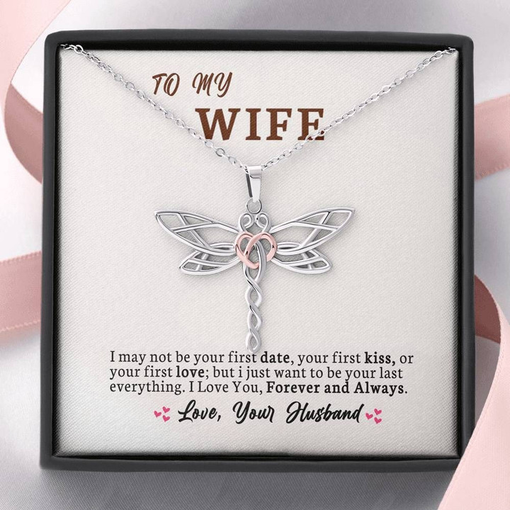 Gift For Wife I Love You Forever And Always Dragonfly Dreams Necklace