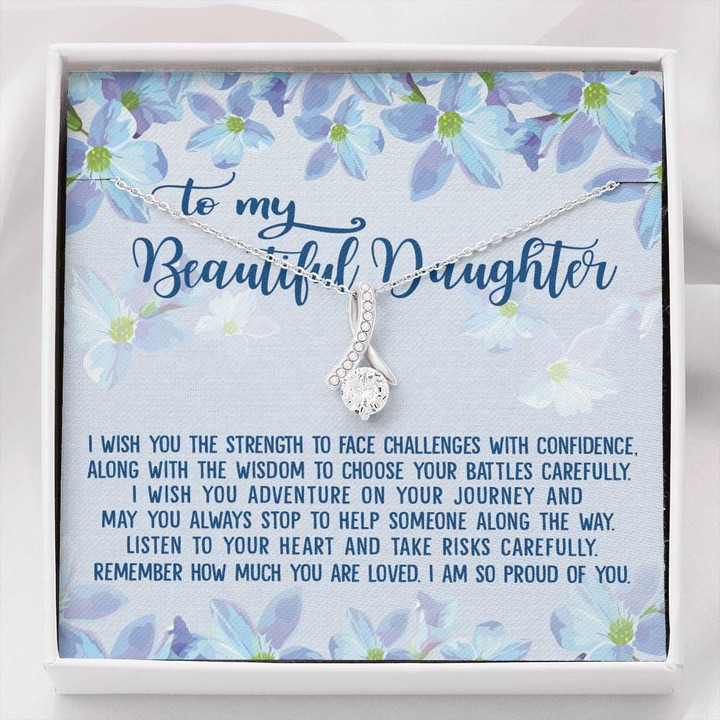 So Proud Of You Flower Alluring Beauty Necklace Gift For Daughter