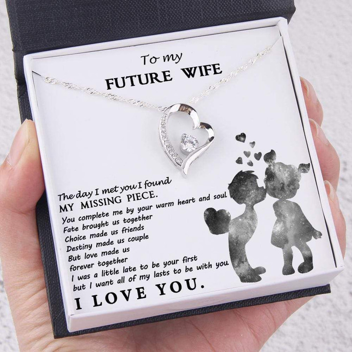Love Made Us Forever Together Gift For Wife Future Wife Forever Love Necklace