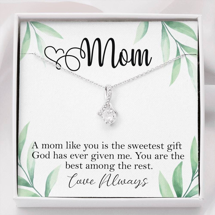 The Sweetest Gift From God Palm Tree Design Alluring Beauty Necklace Gift For Mom Mama