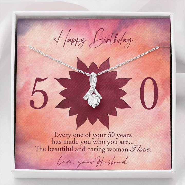 Every One Of Your 50 Years Alluring Beauty Necklace Gift For Women