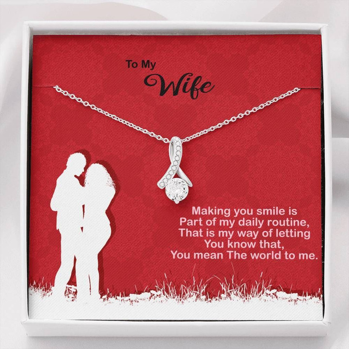 Making You Smile Alluring Beauty Necklace Gift For Wife
