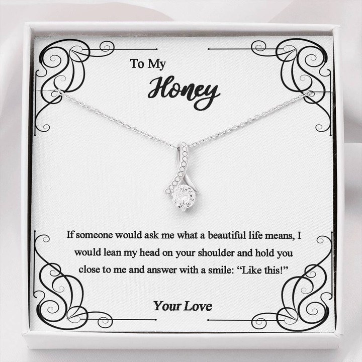 Hold You Close To Me Alluring Beauty Necklace Gift For Honey