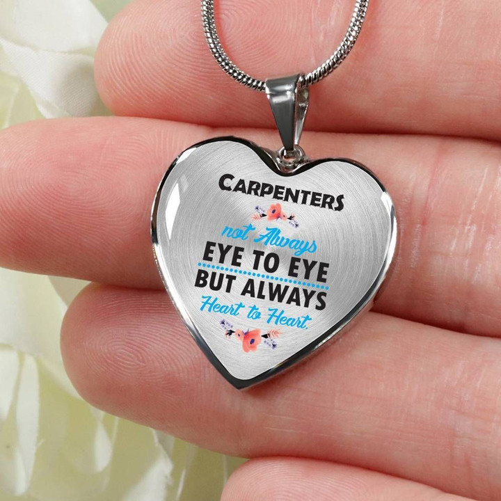 Carpenters Always Heart To Heart Heart Pendant Necklace Gift For Women