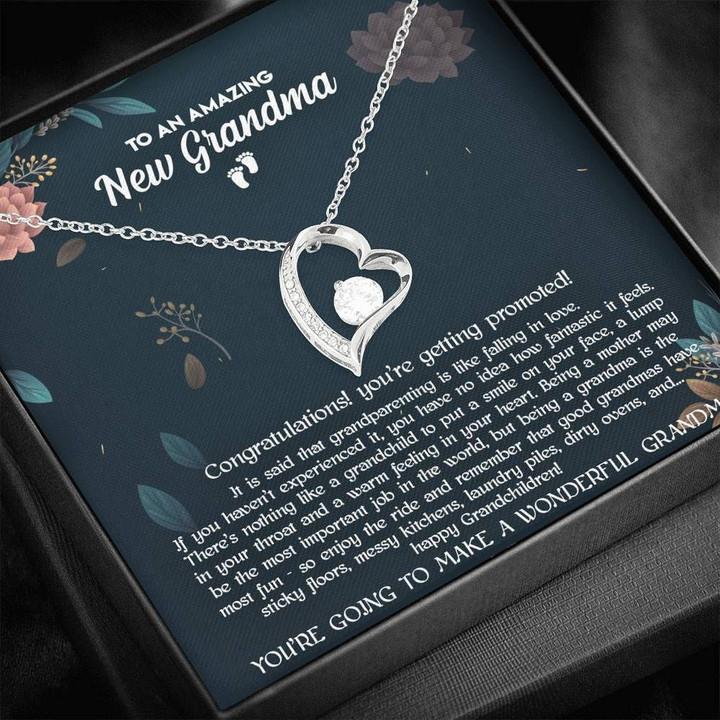 Congratulations You're Getting Promoted Forever Love Necklace Gift For Grandma