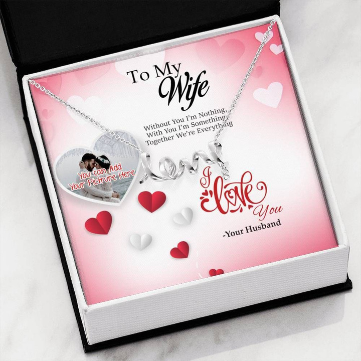 Together We're Everything Scripted Love Necklace Gift For Wife