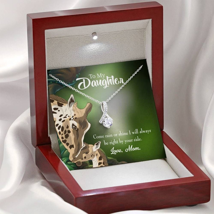 Giraffe Daughter Gift Rain Or Shine Alluring Beauty Necklace