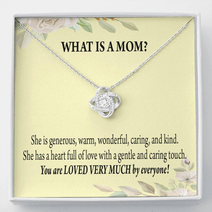 Gift For Mom You Are Loved Very Much By Everyone Love Knot Necklace