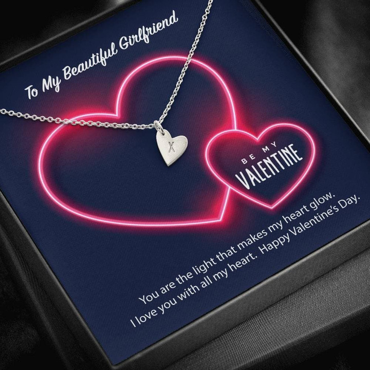 I Love You With All My Heart Gift For Girlfriend Sweetest Hearts Necklace
