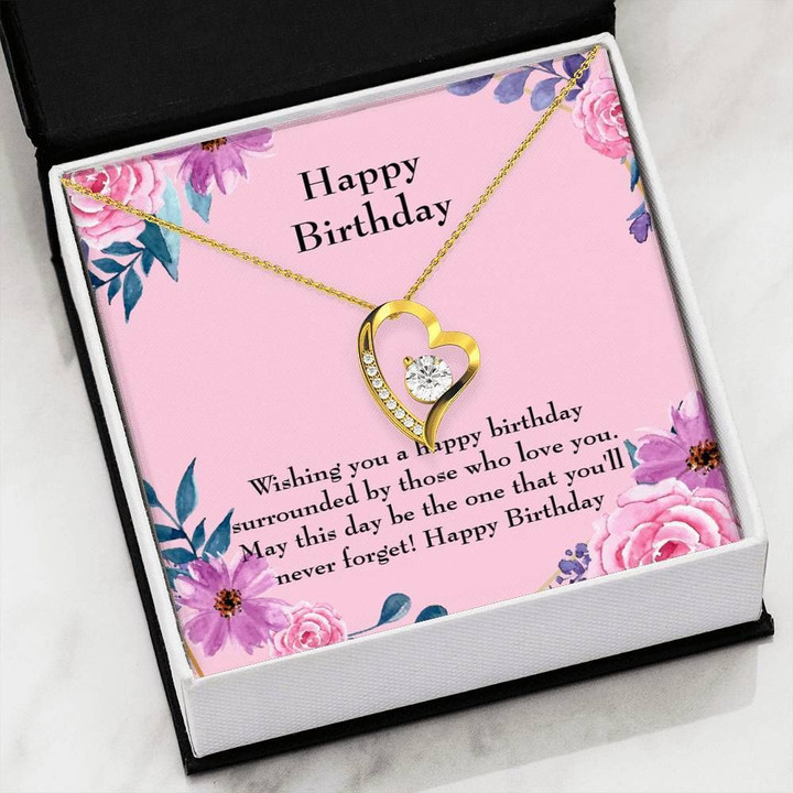 Birthday Gift May This Day Be The One Forever Love Necklace