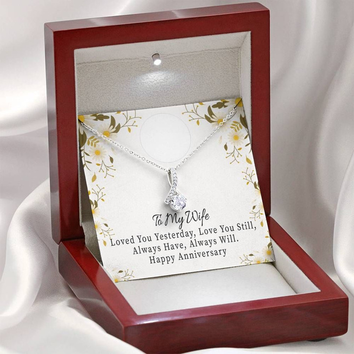 Anniversary Gift For Wife Love You Still Alluring Beauty Necklace