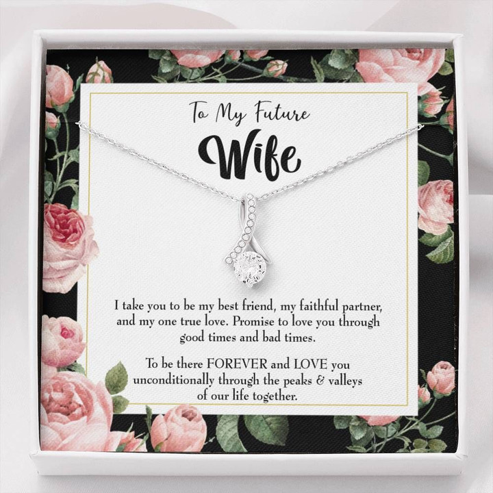 Gift For Wife Future Wife To Be My Best Friend Alluring Beauty Necklace