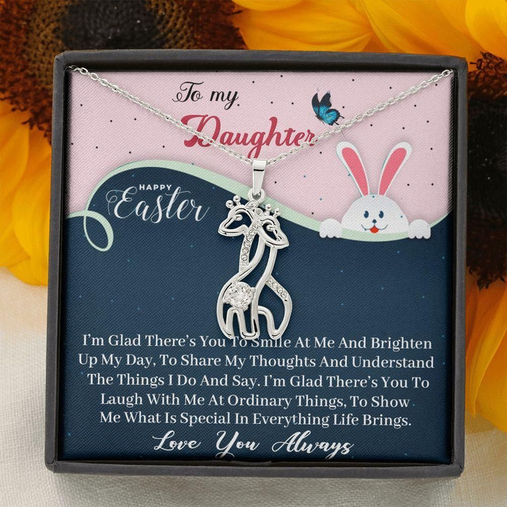 Giraffe Couple Necklace Easter Gift For Daughter Special In Everything