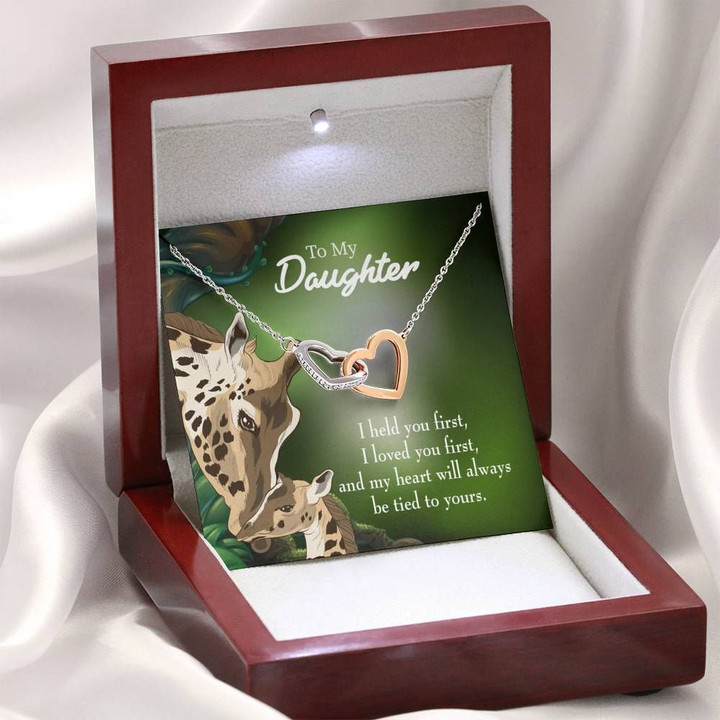 I Loved You First To You Daughter Mahogany Style Gift Box