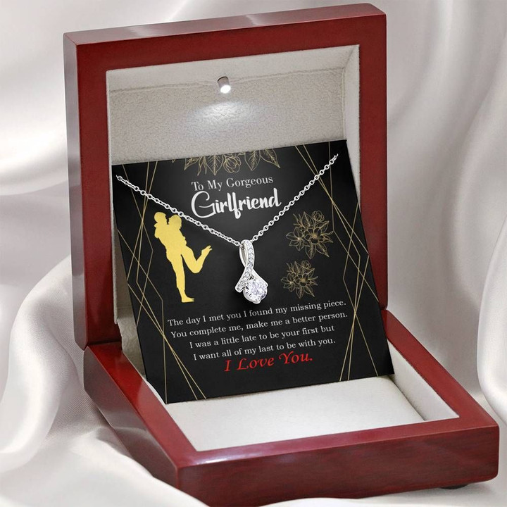 Gift For Girlfriend Found My Missing Piece Alluring Beauty Necklace