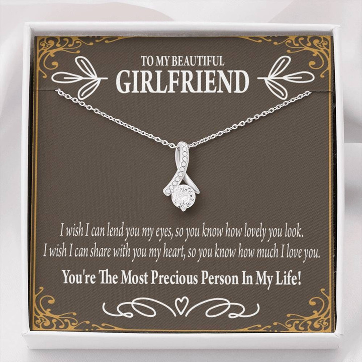 Gift For Girlfriend You Are The Most Precious Love Alluring Beauty Necklace