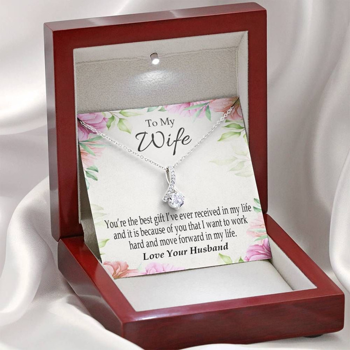 Gift For Wife You Are The Best Gift Alluring Beauty Necklace