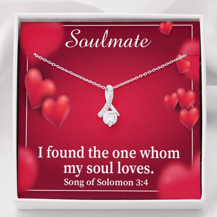 Soulmate Gift For Her Found The One Who My Soul Loves Alluring Beauty Necklace