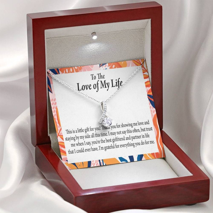 Gift For Her The Love Of My Life Alluring Beauty Necklace