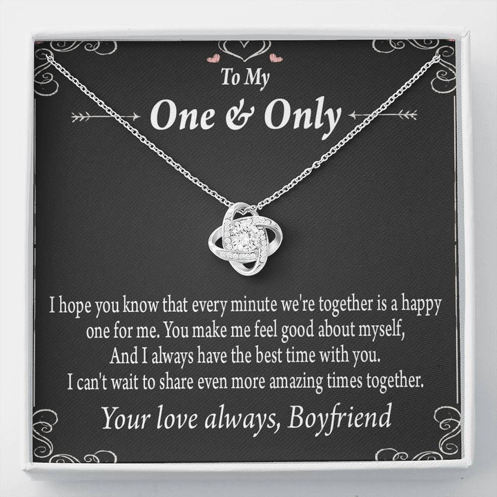 Share More Amazing Times Together Love Knot Necklace Gift For Hers