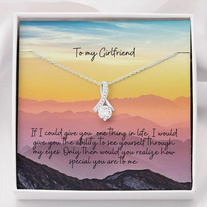 Mountain Sunset How Special You Are To Me Gift For Girlfriend Alluring Beauty Necklace