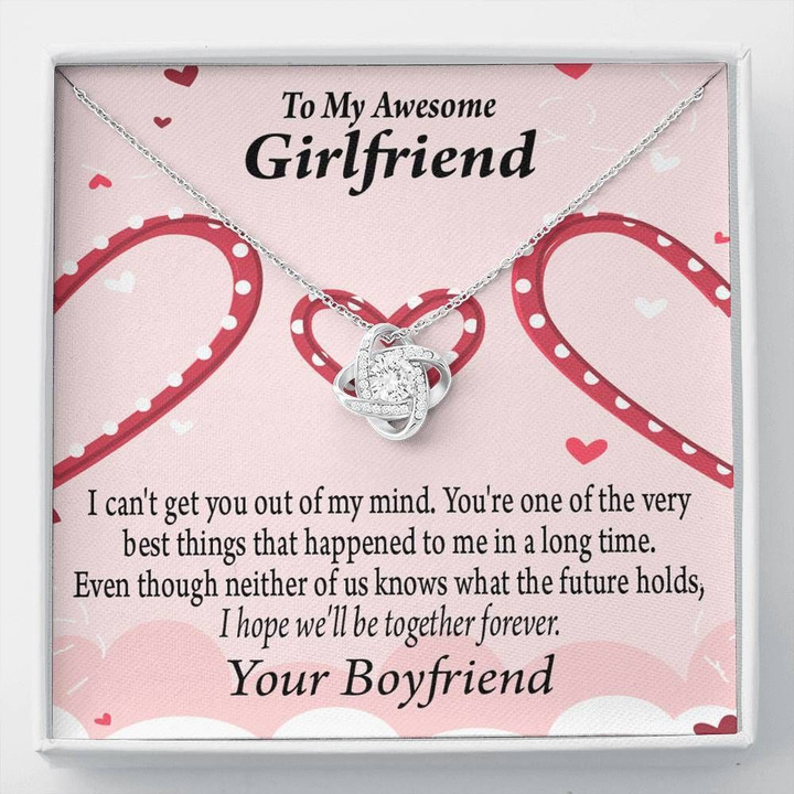 Love Knot Necklace Gift For Hers We'll Be Together Forever