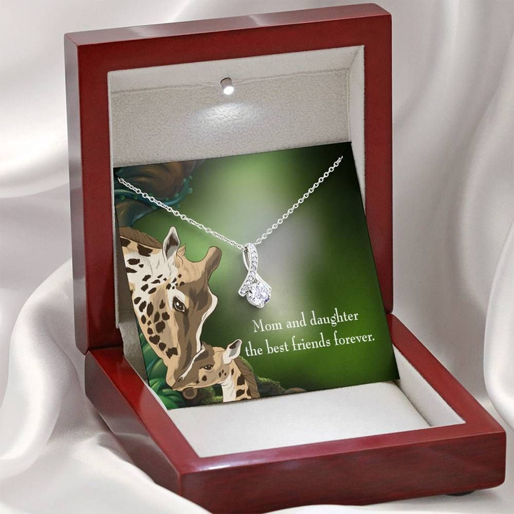 Mom And Daughter The Best Friends Forever Gift For Daughter Alluring Beauty Necklace