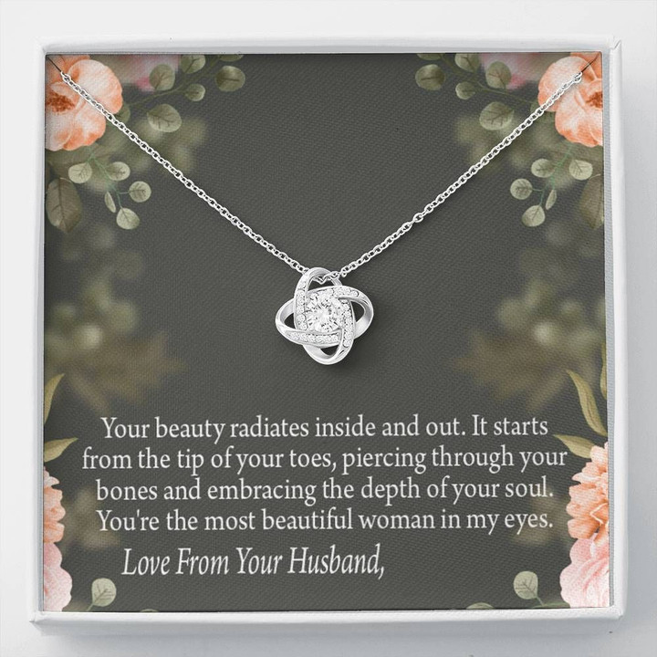 The Depth Of Your Soul Love Knot Necklace Gift For Wife