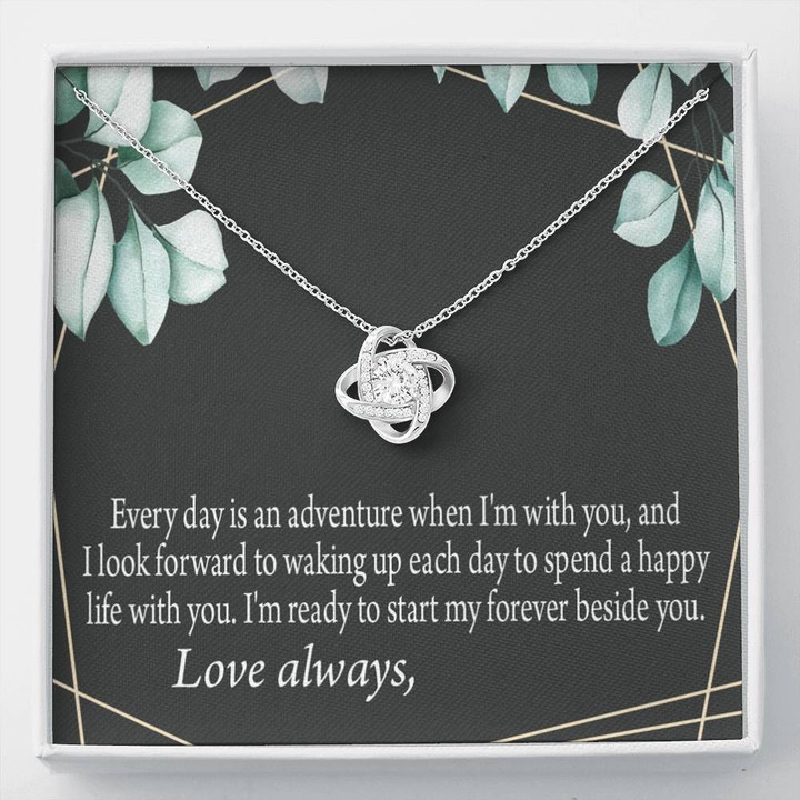 Love Knot Necklace Gift For Wife Future Wife Start My Forever Beside You