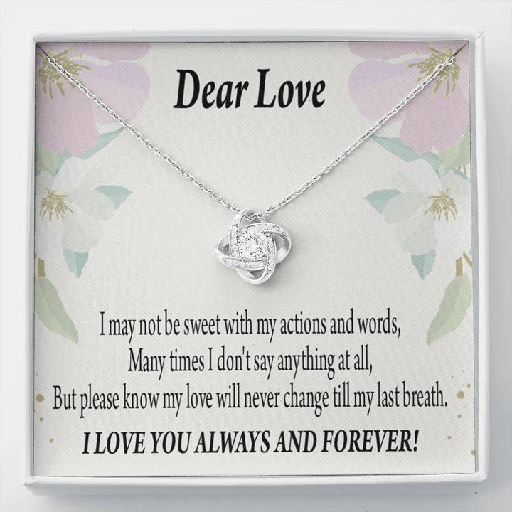 Till My Last Breath Love Knot Gift For Lovers
