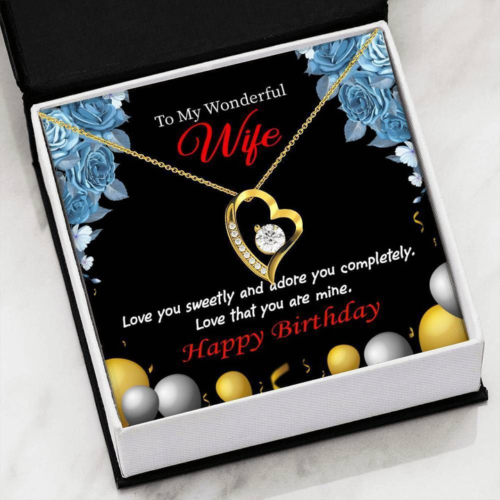 Love You Sweetly Forever Love Necklace Gift For Wife Forever Love Necklace Forever Love Necklace