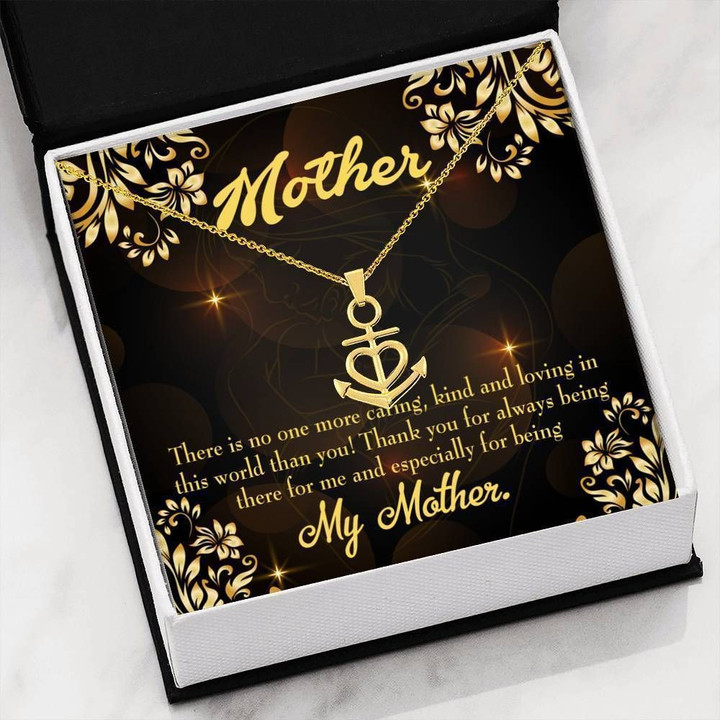 Mother Caring Kind And Loving Anchor Necklace