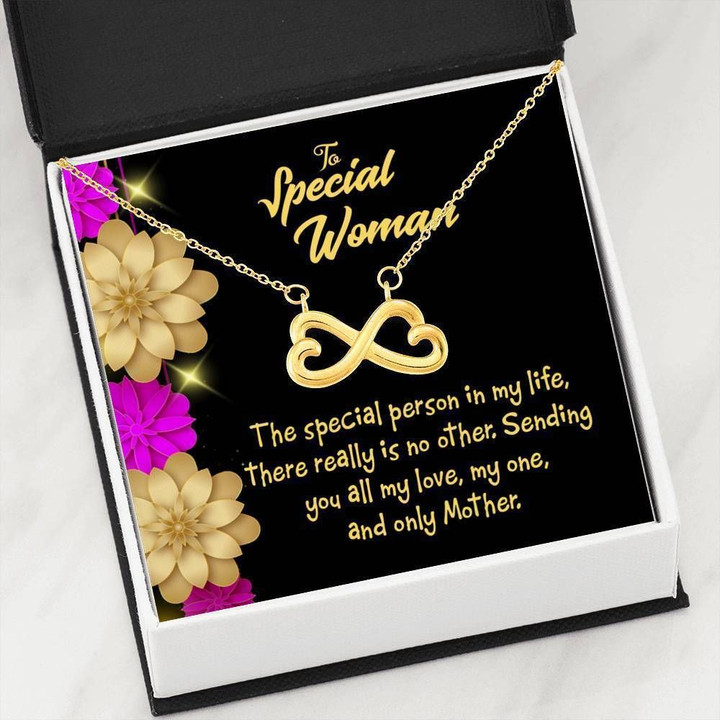 The Special Person In My Life Infinity Heart Necklace Gift For Women
