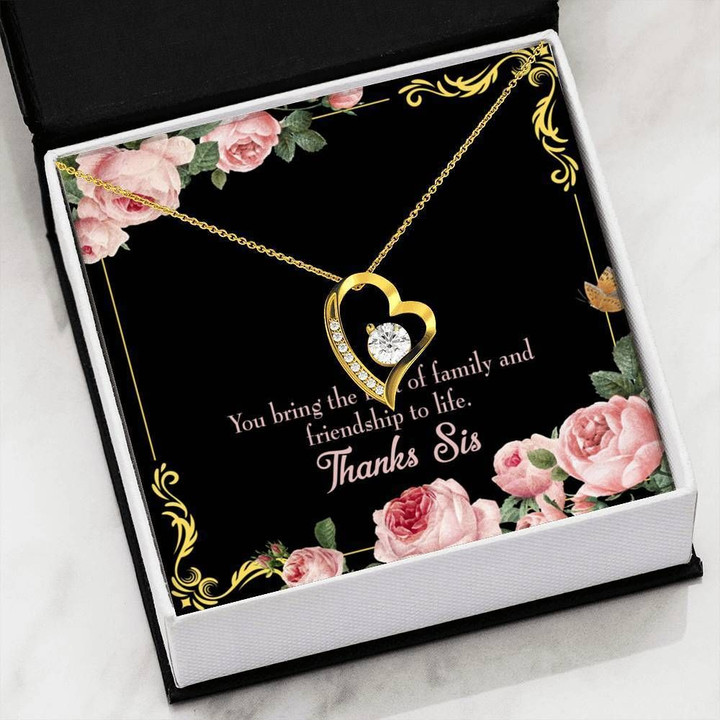 You Bring The Love Of Family Forever Love Necklace Gift For Sister Forever Love Necklace Forever Love Necklace