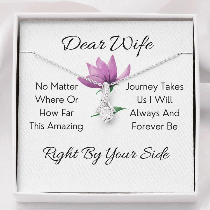 Right By Your Side Gift For Wife Alluring Beauty Necklace