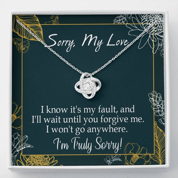 Until You Forgive Me Love Knot Gift For Lovers