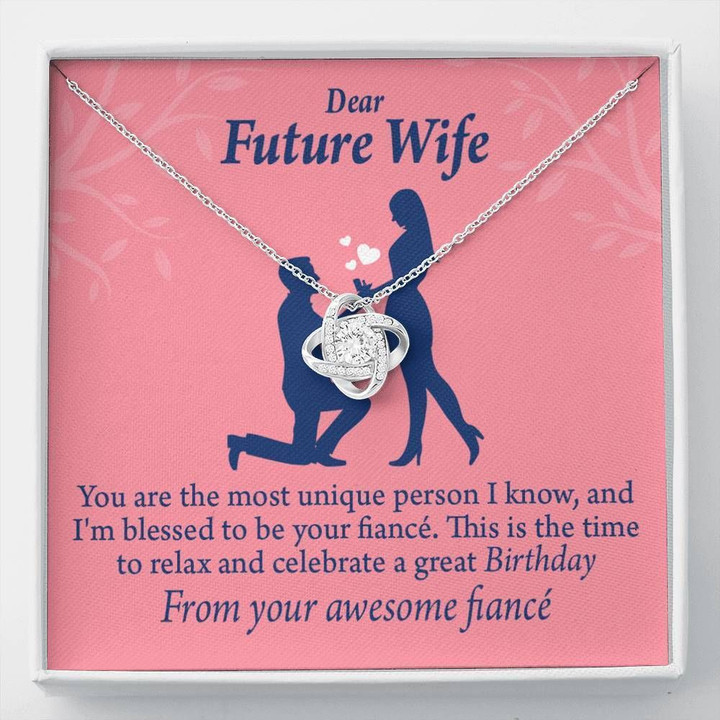 You Are The Most Unique Person I Know Gift For Wife Love Knot Necklace