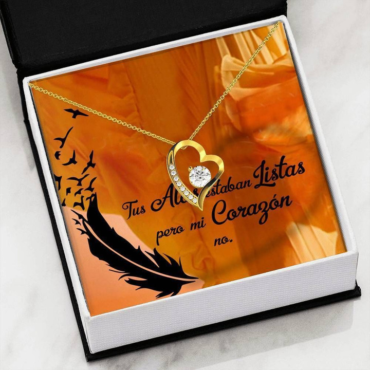 Tus Alas Estaban Listas Gift For Your Lover Forever Love Necklace