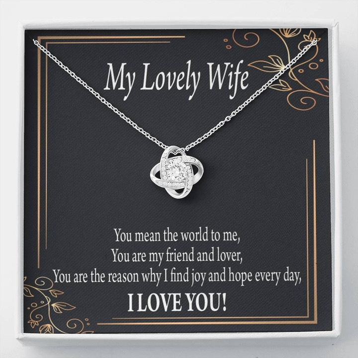 Love Knot Gift For Wife You Are The Reason