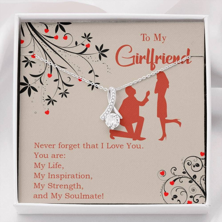 You Are My Strength Gift For Girlfriend Alluring Beauty Necklace