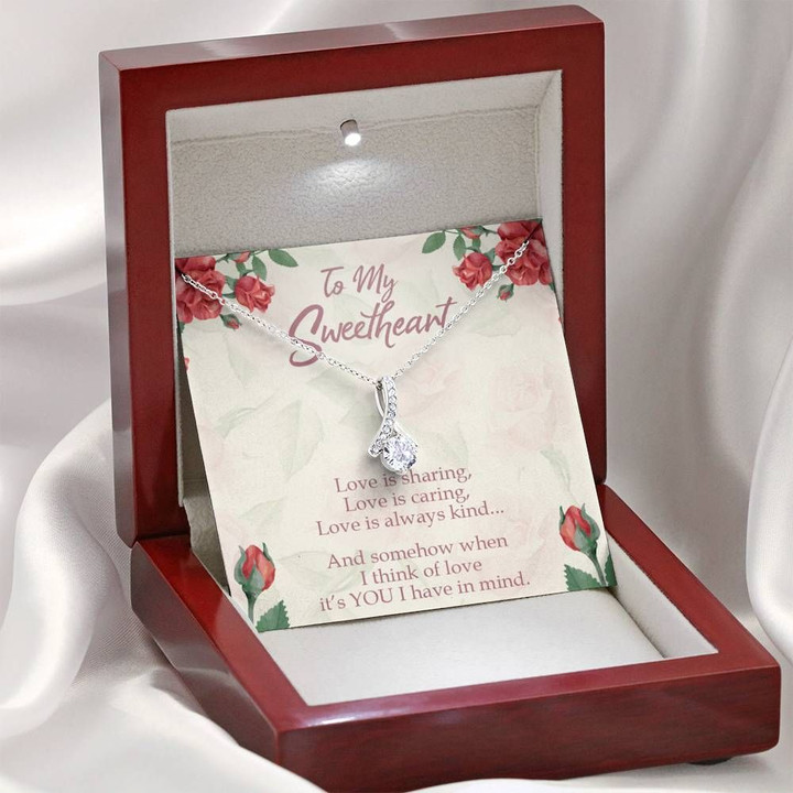 Love Is You Alluring Beauty Necklace Gift For Hers