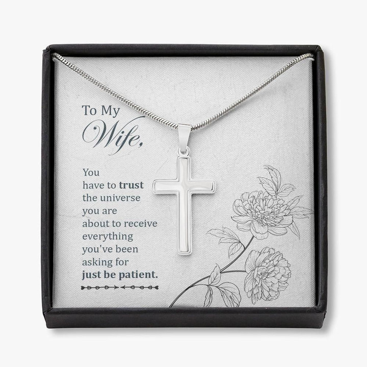 You Are About To Receive Everything Cross Necklace Gift For Wife