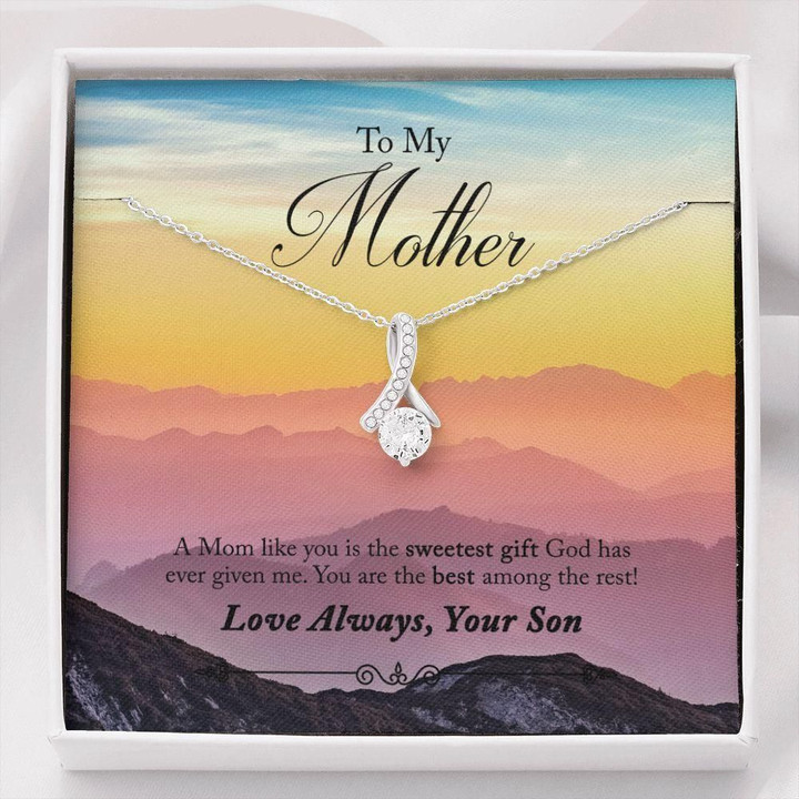 Love Always Mountain Son Gift For Mother Alluring Beauty Necklace