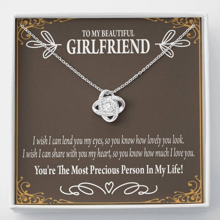 Love Knot Necklace Gift For Her You're The Most Precious Person